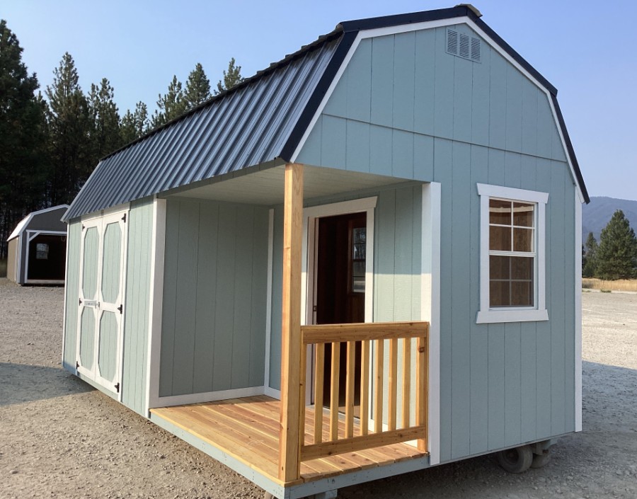 Side Lofted Porch ~ Hayden #207
